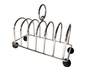 Toast Rack English Style - Victorian Chrome Holder for 6 Slices